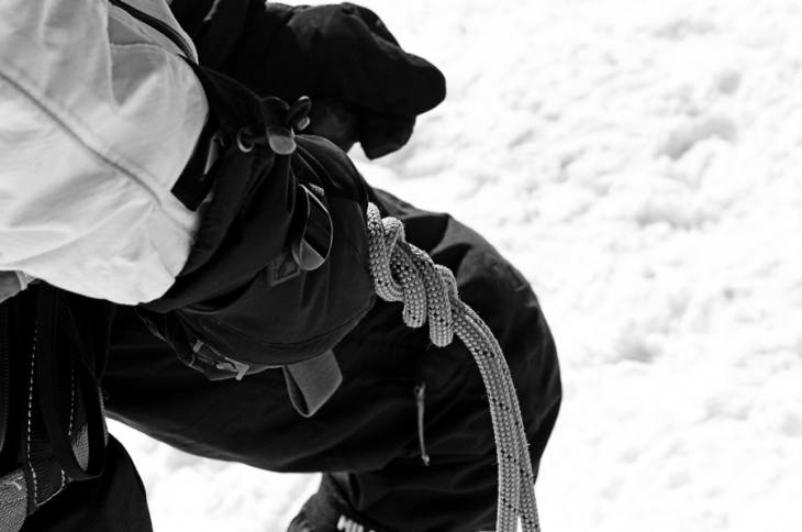 Preparing to climb Mont Blanc